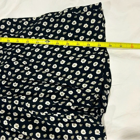 NWOT Madewell black w/white flowers dress, 6, - Picture 15 of 16